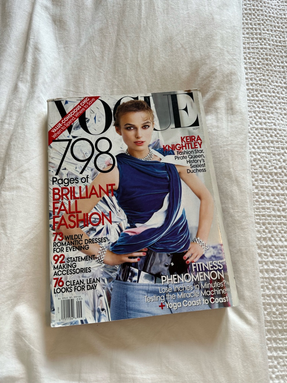 September 2008 Vogue Magazine Featuring Keira Knightley